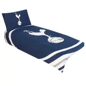 Tottenham Hotspur FC Pulse Single Duvet Set Navy (Single)