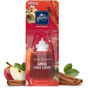 Glade Sense & Spray Air Freshener Refills Apple Cosy Cider 18ML - Pack of 6