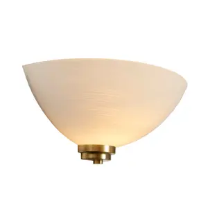 Anson Lighting Ellscott Wall light finished in antique brass plate