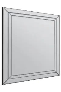 MirrorOutlet Cranbury All Glass Double Edged Venetian Wall Mirror 144 x 115.5 CM