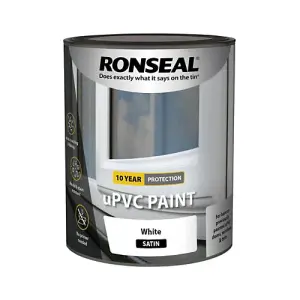 RONSEAL uPVC PAINT WHITE SATIN 2.5L