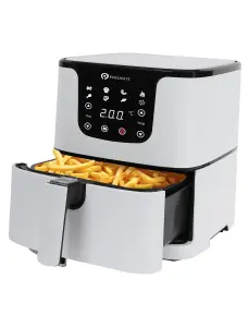 5.5L Digital Air Fryer with Timer and Low Fat Oil Free  White