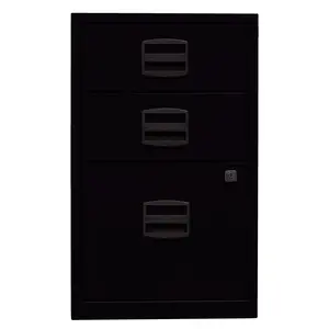 41.3cm Wide 3 -Drawer File Cabinet Black