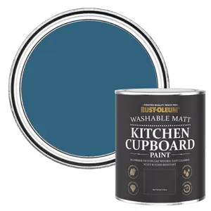 Rust-Oleum Cobalt Matt Kitchen Cupboard Paint 750ml