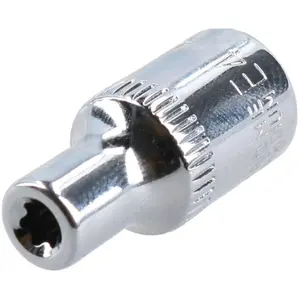 E4 Female Torx Socket Star Bit 1/4" Drive Standard External Chrome Vanadium