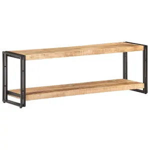 Berkfield TV Cabinet 120x30x40 cm Rough Mango Wood