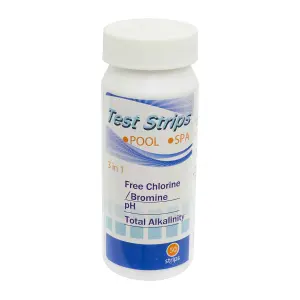 Hot Tub/Spa/Pool Chlorine Pack - Chemical Floater, Test Strips, Chlorine Tabs