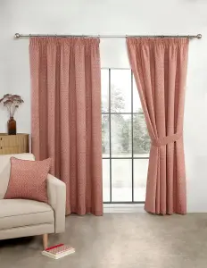 Aztec Pencil Pleat Curtains Curtain Pair