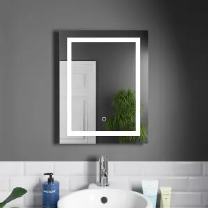 Harper & Harlow 390x500 Cassio LED Illuminated Bathroom Mirror