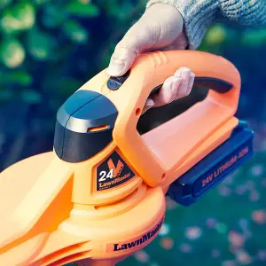 LawnMaster MX 24V Cordless Leaf and Garden Blower with Battery & Charger - 2 Year Guarantee