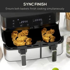 HOMCOM 9L Air Fryer Oven