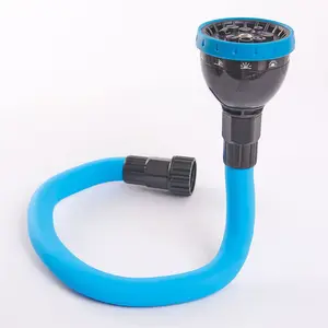 Flexible Watering Wand & Sprinkler - Universal Hosepipe Nozzle Attachment with 10 Spray Patterns for Garden Watering & Cleaning