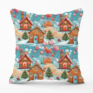 Christmas Gingerbread House Cushions 60cm x 60cm