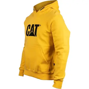 Caterpillar - Trademark Hooded Sweatshirt - Yellow - Medium