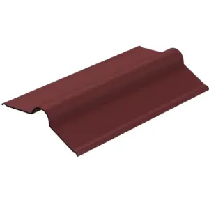 Universal 3mm Red Bitumen Roofing Ridge Verge - BituRidge Plus - 900mm Fits All Brands Of Corrugated Bitumen Roofing Sheets