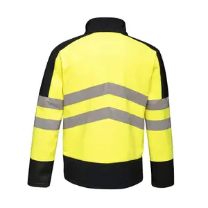 Regatta Unisex Hi Vis Pro Reflective Softshell Work Jacket