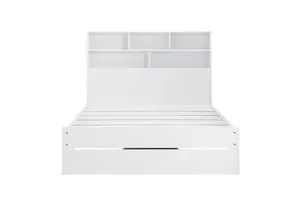 Alfie King Storage Bed In White