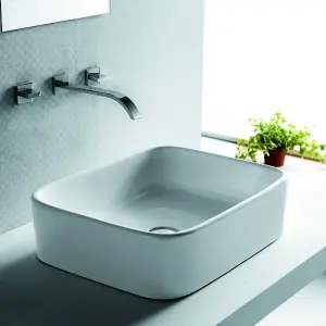 Europa Notus 480x370 0th White Ceramic Counter Top Basin