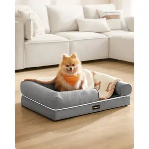 Polyester Pet Bed Light Grey