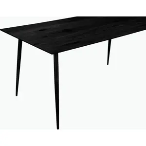 Armendariz Dining Table Black / H76 x L120 x W80cm