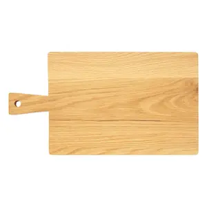 Interiors by Premier Large Oak Wood Paddle Chopping Board