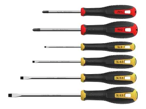 Hultafors Phillips & Slotted Screwdriver Set, 6 Piece