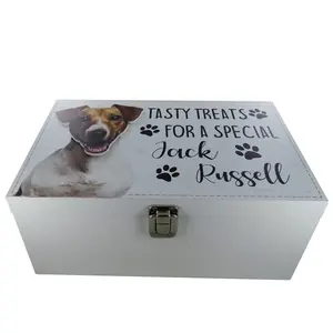 Jack Russell Dog Treat Box Duncan Decorative Box