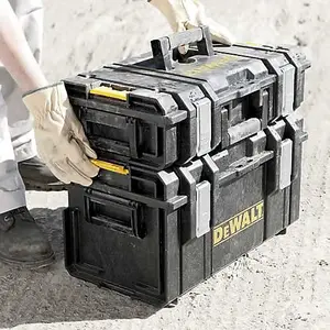 Dewalt DWST1-75654 Toughsystem Open Tote Tool Box + 2 X Dewalt Too Storage Case