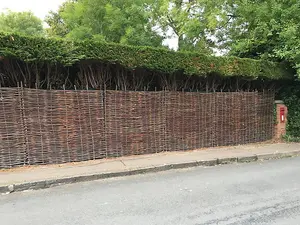 Hazel Hurdle Fence Panel Premium Woven Wattle Weave 6ft x 4ft 6in