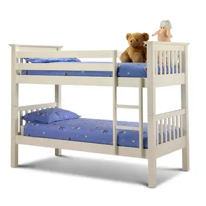 Scoggins Single (3') Standard Bunk Bed White