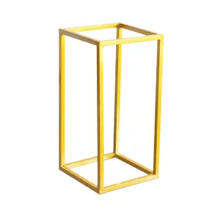 Tall Gold Metal Column Vase Flower Stand Pedestal Rack Wedding Display Rack 80cm (H)