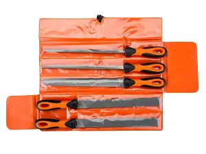 Bahco 1-478-10-1-2 Assorted 5 Piece Engineers File Set 10in 250mm BAH47708