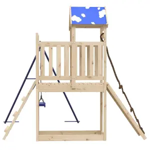 Berkfield Outdoor Playset Solid Wood Pine