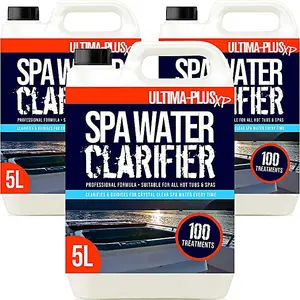 ULTIMA-PLUS XP Spa Water Clarifier - Transforms Hot Tub Water From Cloudy and Dirty to Crystal Clear 15L