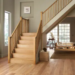 Stair Klad Oak veneer Tread & riser kit, (L)1m (W)300mm (T)13mm