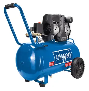 Scheppach HC51Si 550W 50 LTR Silent Air Compressor - Oil Free