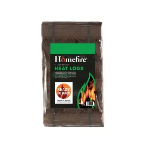 Shimada-Style Heat Logs Eco Wood Fuel Homefire (12 Heat Logs)