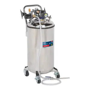 Sealey Fuel Tank Drainer 90L Stainless Steel TP201