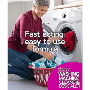 Cleenly Washing Machine Cleaner and Descaler. Eliminates Dirt, Smells, Grime & Prevents Bacteria Build Up 5L