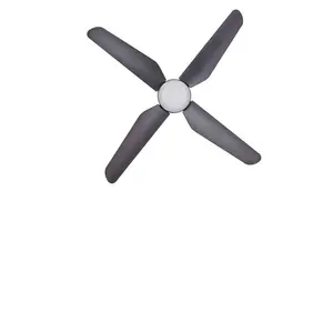 Alberte 122cm Ceiling Fan with LED Lights Black