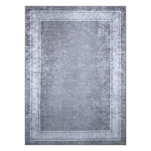 MIRO 51317.807 washing carpet Frame, greek anti-slip - grey 160x220 cm