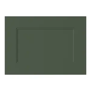 GoodHome Artemisia Matt dark green Shaker Drawer front, bridging door & bi fold door 500mm