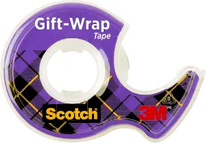 Scotch Gift Wrap Tape, 1 Roll on Handheld Dispenser , 19 mm x 6 m  sticky tape