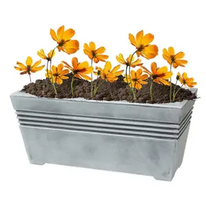 2x  Home Garden Trough Venice Planters For Flowers & Plants