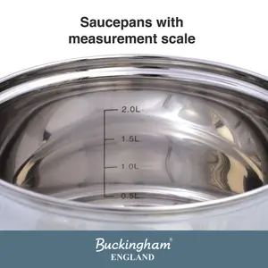 Buckingham Premium Induction Stainless Steel  Saucepan 18 cm/ 2.8 L