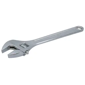 15" (380mm) Adjustable Spanner / Wrench Monkey Pipe Plumbers (0-43mm)