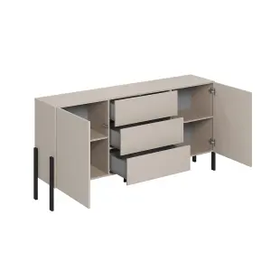 Modern Yukon 26 Sideboard Cabinet 1840mm in Cashmere - Versatile Storage Solution H900mm D400mm