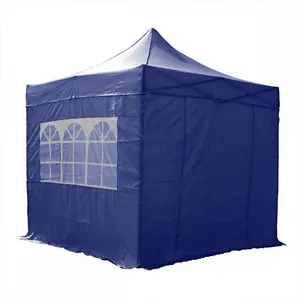 Airwave Four Seasons Essential 2.5x2.5 Pop Up Gazebo with Sides - Blue