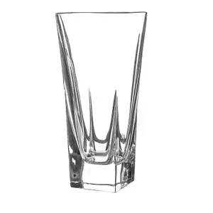 RCR Crystal - Fusion Highball Glasses Set - Modern Cut Glass Cocktail Tumblers - 380ml - 6pc