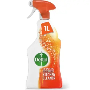 Dettol Power And Pure Kitchen Cleaner Spray 1L Pack of 6